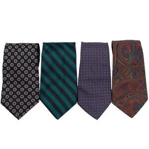 Bert Pulitzer Designer 100% Silk Neck Ties Neckties Lot